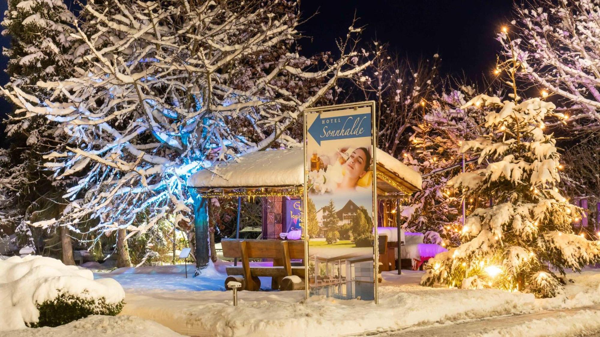 Wellnesshotel Sonnenhof & Sonnhalde ユーリンゲン・ビルケンドルフ エクステリア 写真